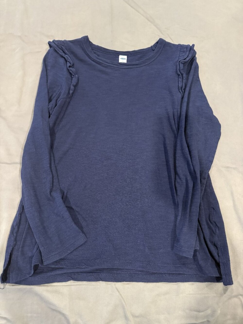 Long Sleeve Ruffled Shirt